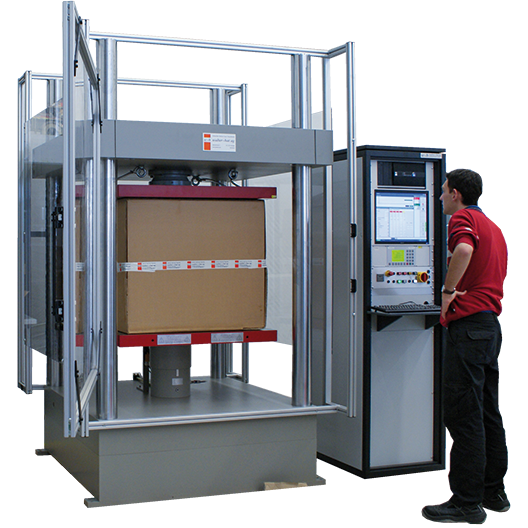 Compression Tests on Dimensionally Stable Packagings like Boxes, Barrels, Cartes a.s.o.