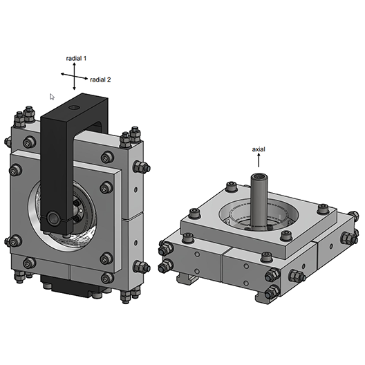 Axial-Radial Static and Fatigue Driveshaft Centre Support Bearing Test Fixture