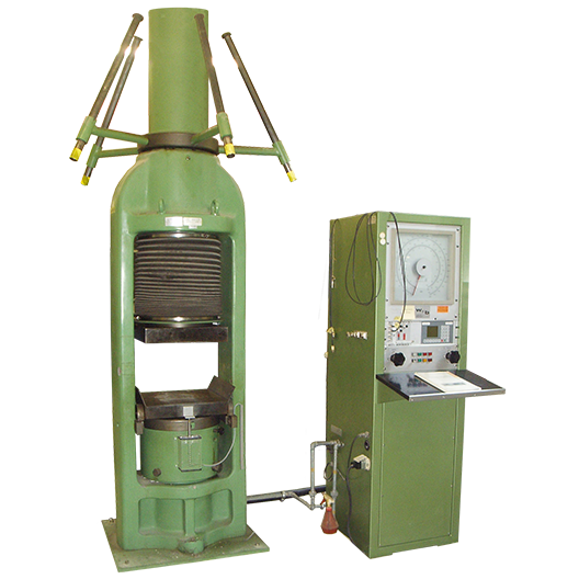 3000 kN Compression Testing Machine Amsler Type 300 D75 - analog